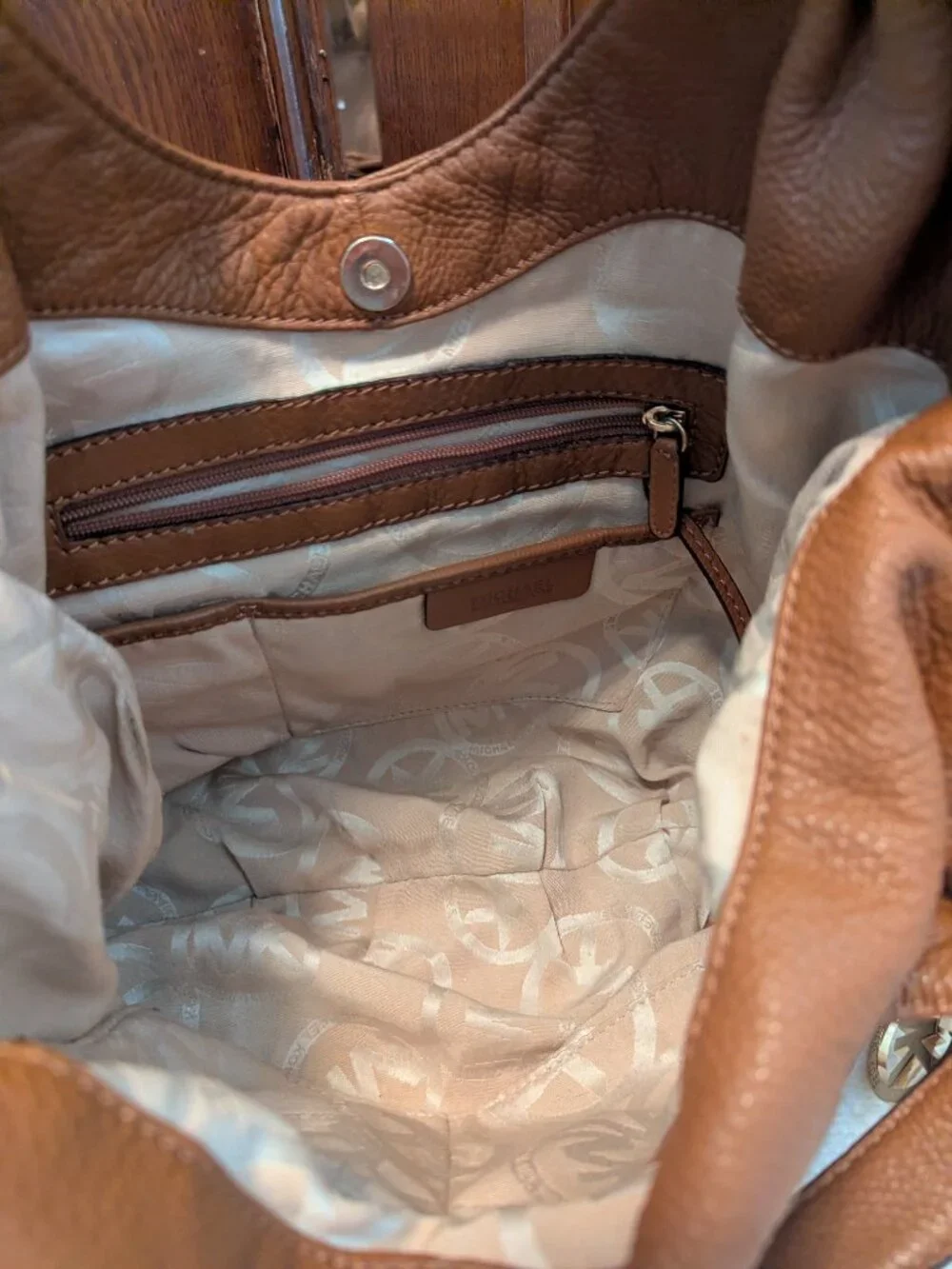 Michael Kors Large Layton Tan Hobo Bag